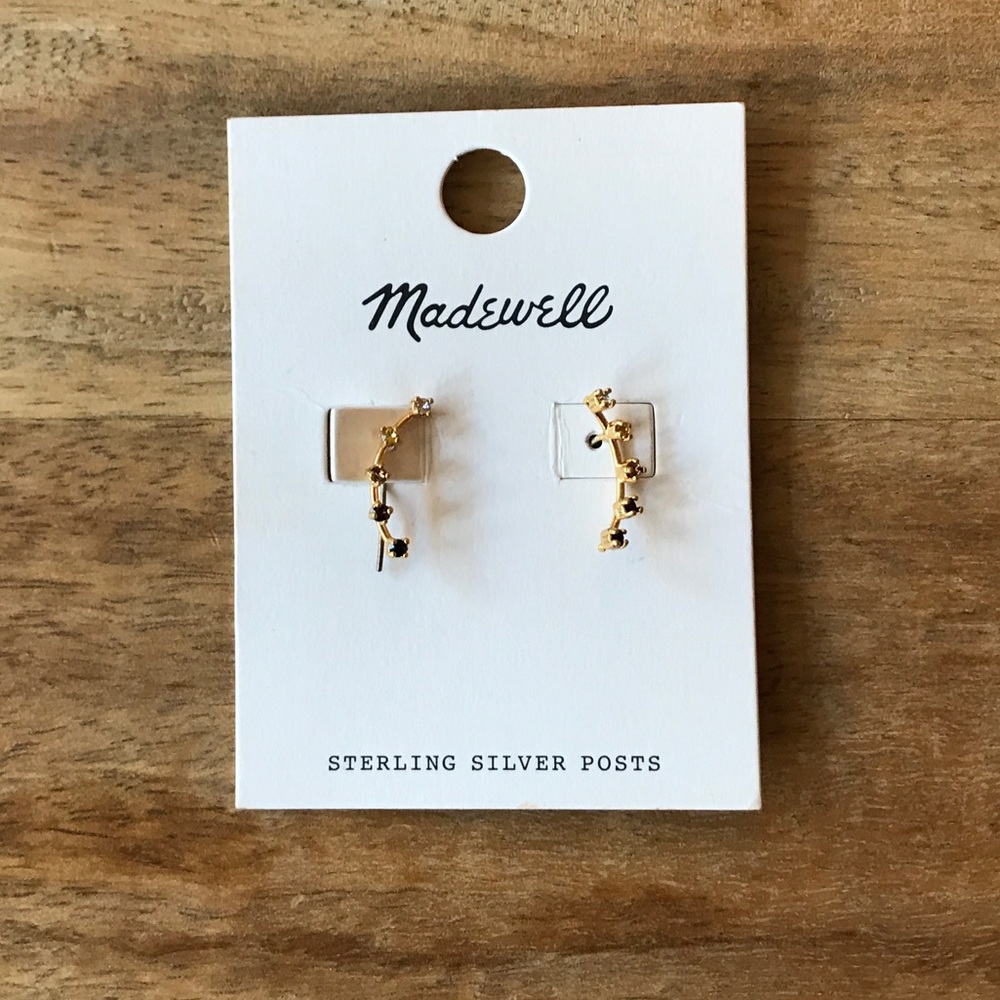 Madewell Gemline Stud Earrings (never worn)